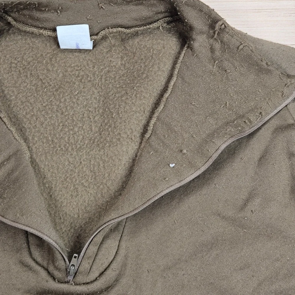 US Military Thermals Base Layer Set Mens XL Brown Polypropylene Cold Weather